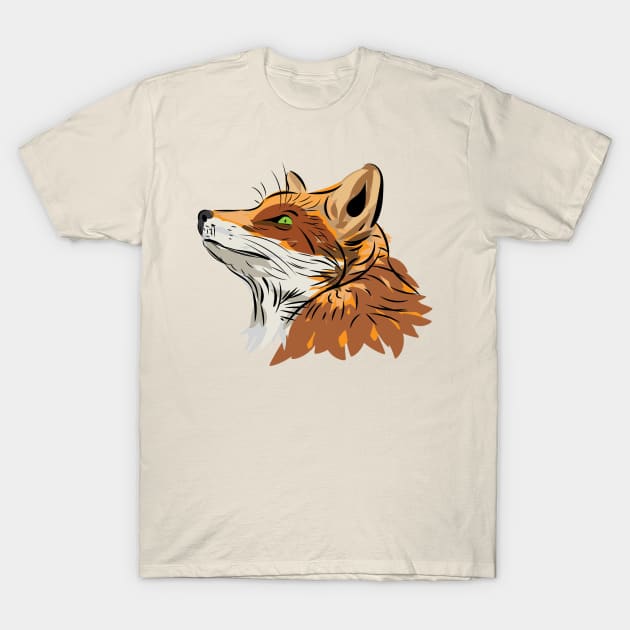 The Fox T-Shirt by SchaubDesign